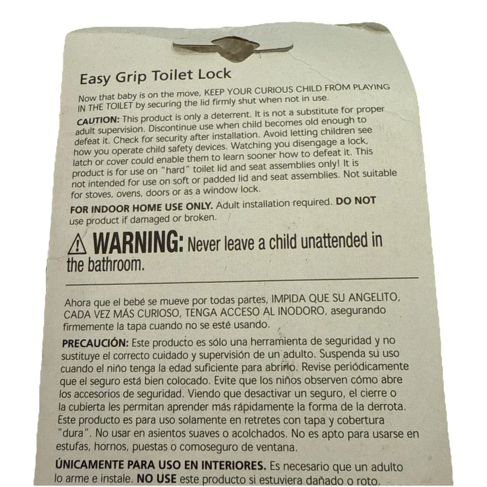 Safety 1st OutSmart Toilet‎ Lock, White, 1 Count - NEW
